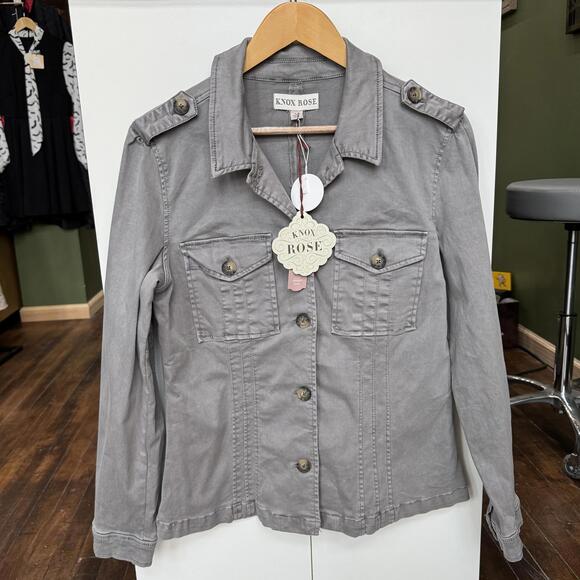 Knox Rose Jackets & Blazers - NWT Knox Rose‎ Women’s Jacket - Size M - Medium Gray - Autumn Fall Lightweight